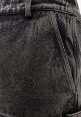 Ih Nom Uh Nit Carpenter Wide-Leg Jeans Black NUW25305D57_Washedblack_35065745