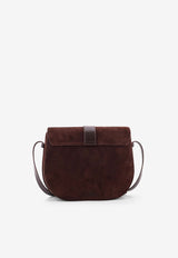 Staud Bella Saddle Suede Crossbody Bag Brown H25F3009UNESPR_Brown_35065846