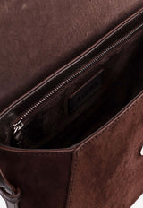 Staud Bella Saddle Suede Crossbody Bag Brown H25F3009UNESPR_Brown_35065846