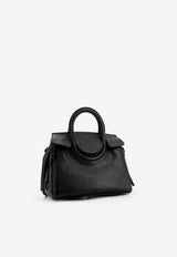 Mini Maude Leather Top Handle Bag