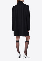 Dries Van Noten Embroidered Buttoned Coat Black 102692216/R_DRVNO-900