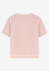 Maison Margiela Embroidered Wool Knit Top Pink S51HL0028M13153216_Pale pink_29843502