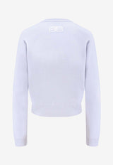 Balenciaga BB Icon Crewneck Sweater Light Blue 850046T17609076_BLUE_39546740