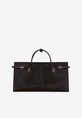 Alaïa Le Teckel Hair Calf Leather Tote Bag Brown AA1S14042I047719_Chocolat_30005067