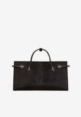 Alaïa Le Teckel Hair Calf Leather Tote Bag Brown AA1S14042I047719_Chocolat_30005067