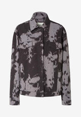 Fendi FF Logo Jacquard Denim Jacket Black FLF798AVF5F0GME_Black_35307723