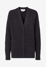Fendi Wool-Blend Cardigan Black FZE549AYM0F0GME_Black_35307701