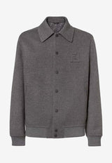 Fendi Embossed FF Wool Overshirt Gray FW1413AVIXF1M2T_Greymelange_35307700