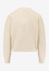 A.P.C. Emilia Alpaca Knit Loose Sweater Off-white WPABEF23449AAC_Blancasse_38331748