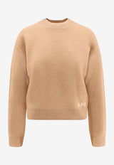 A.P.C. Esther Wool Ribbed Sweater Beige WVBDKF23373CAB_Brown_38331644