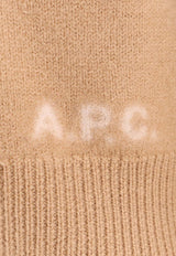 A.P.C. Esther Wool Ribbed Sweater Beige WVBDKF23373CAB_Brown_38331644