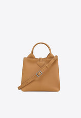 Longchamp Small Le Roseau Crossbody Bag Brown 10273HFP/R_LONG-371