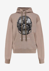 Ih Nom Uh Nit Graphic Print Drawstring Hoodie Gray NUW25230C48_FOG_35065788