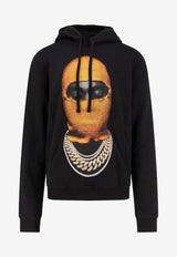 Ih Nom Uh Nit Balaclava Print Hooded Sweatshirt Black NUW25255009_Black_35065762