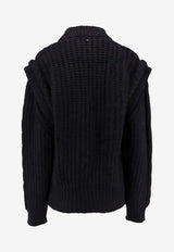 Hugo Boss Knitted Wool-Blend Sweater Black 50548951001_Black_30893647