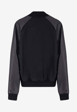 Dsquared2 Varsity Wool and Leather Bomber Black S74AM1613D35260900_Black_29843188