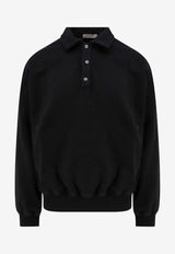 Ih Nom Uh Nit Long-Sleeved Polo T-shirt Black NUW25207009_Black_35066002