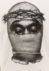 Ih Nom Uh Nit Crowned Mask Printed Hoodie White NUW25248081_OFFWHITE_35066000