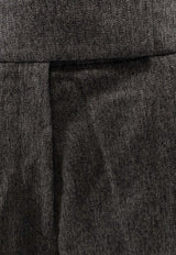 Hugo Boss Telda Wool-Blend Pants Gray 50548212022_Grey_30893674