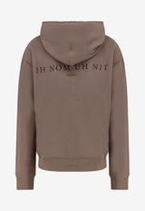 Ih Nom Uh Nit CWY Mask Print Hooded Sweatshirt Gray NUW25227C48_FOG_35065822