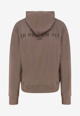 Ih Nom Uh Nit Paisley Print Mask Hooded Sweatshirt Gray NUW25233C48_FOG_35065904