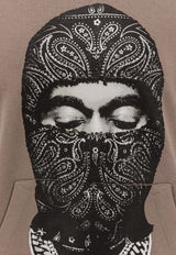 Ih Nom Uh Nit Paisley Print Mask Hooded Sweatshirt Gray NUW25233C48_FOG_35065904