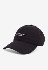 Givenchy Logo Embroidered Cap Black BPZ0CAP0C4001_Black_40028378