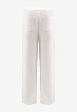 Ih Nom Uh Nit Logo Print Track Pants White NUW25309081_OFFWHITE_35066073