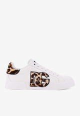 Dolce & Gabbana Portofino Strobel Leather Sneakers White CK2395A02258S543_NEROLEO_40016567