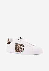 Dolce & Gabbana Portofino Strobel Leather Sneakers White CK2395A02258S543_NEROLEO_40016567