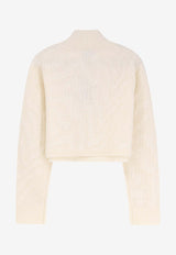 Hugo Boss Fisura Wool and Mohair Sweater White 50547903118_OPEN WHITE_30893638