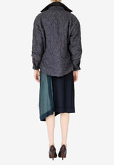 MM6 Maison Margiela Quilted Long-Sleeved Shirt Gray S51DT0024MTN117_860