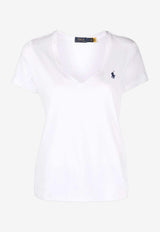 Ralph Lauren Pony V-neck T-shirt
White 211902403001