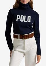 Ralph Lauren POLO Print Turtleneck Sweater Navy 211972136001