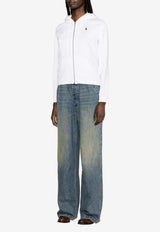 Ralph Lauren Pony Embroidered Zip-Up Sweatshirt White 211943008001