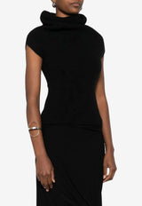 Rick Owens Crater Sleeveless Top Black RO02E4680KWP_09