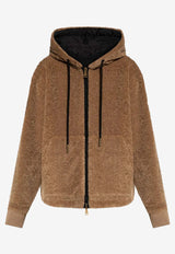 Moncler Zip-Up Fleece Jacket Brown K20938G0001689AOF_P29