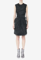 MM6 Maison Margiela Ruffled Mini Dress Black S29DD0049M35537_900