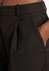 Anine Bing Trent Tailored Pants Brown A0311187_BWN43