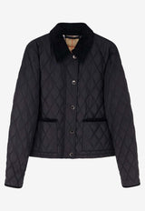 Burberry Quilted Padded Jacket Black 8107465C1900_BLACK/SAND IP CHECK_40017432