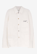 Givenchy Logo-Embroidered Jacket White BM01F95171100_White_40017661