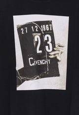 Givenchy Graphic Print T-shirt Black BM71NK3YSL001_Black_40017430