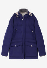 Brunello Cucinelli Zip-Up Down Jacket Blue MM4701823COU71_ZAFFITO GEYSER PIOMBO_30005137