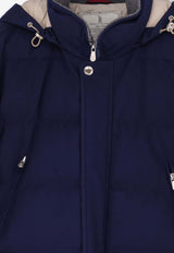 Brunello Cucinelli Zip-Up Down Jacket Blue MM4701823COU71_ZAFFITO GEYSER PIOMBO_30005137