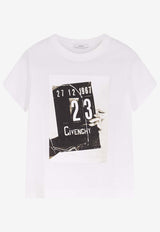 Givenchy Graphic Print T-shirt White BW70FJP7A4100_White_40017692