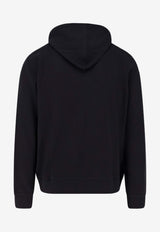 Brunello Cucinelli Logo-Embroidered Zip-Up Hoodie Black MM8319069GC101_Black_30005224