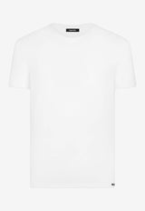 Tom Ford Logo Crewneck T-shirt White T4M081040100_White_40468790