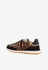 Dolce & Gabbana DG Cushion Leopard Print Suede Sneakers Multicolor CK2288A6B1189738_LEONERO_40016682