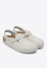 Birkenstock Tokyo Antique Suede Clogs Cream 1029270SUE/Q_BIRKE-AW