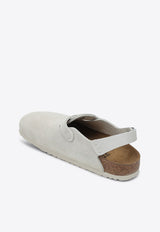 Birkenstock Tokyo Antique Suede Clogs Cream 1029270SUE/Q_BIRKE-AW